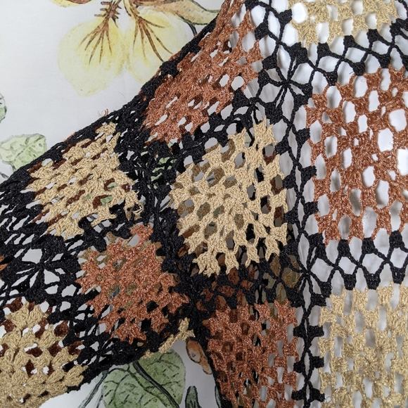 The Icing Granny Square Crocheted Sweater Dress - Picture 4 of 7